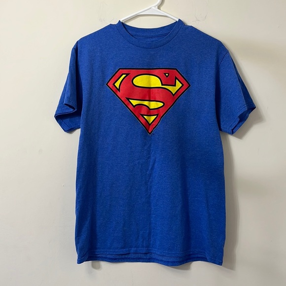 DC Comics Other - Superman Blue Graphic Tee Shirt Size M